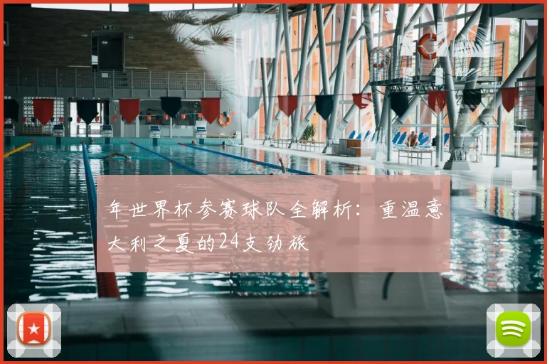 年世界杯参赛球队全解析:重温意大利之夏的24支劲旅